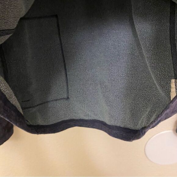 Saucony Men's Triumph 3D 1/2 Zip fleece lined running top jacket pullover blue S - Picture 5 of 12